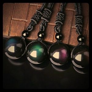 Onyx Ball Necklace